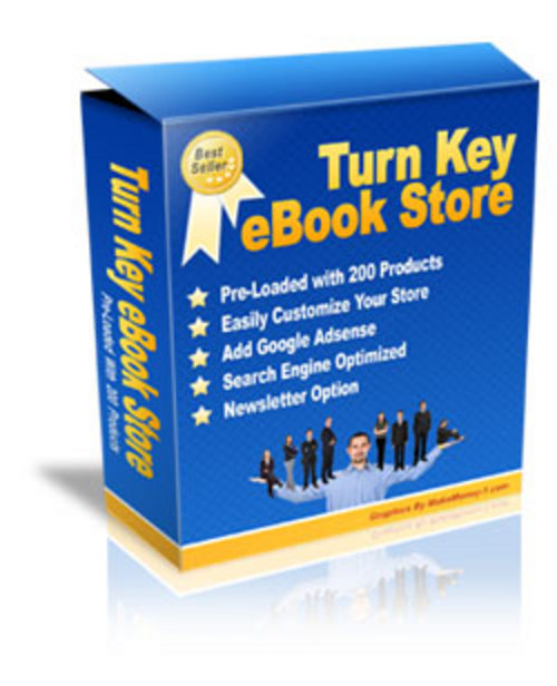 Product picture Turnkey Ebooks Store with resell Rights